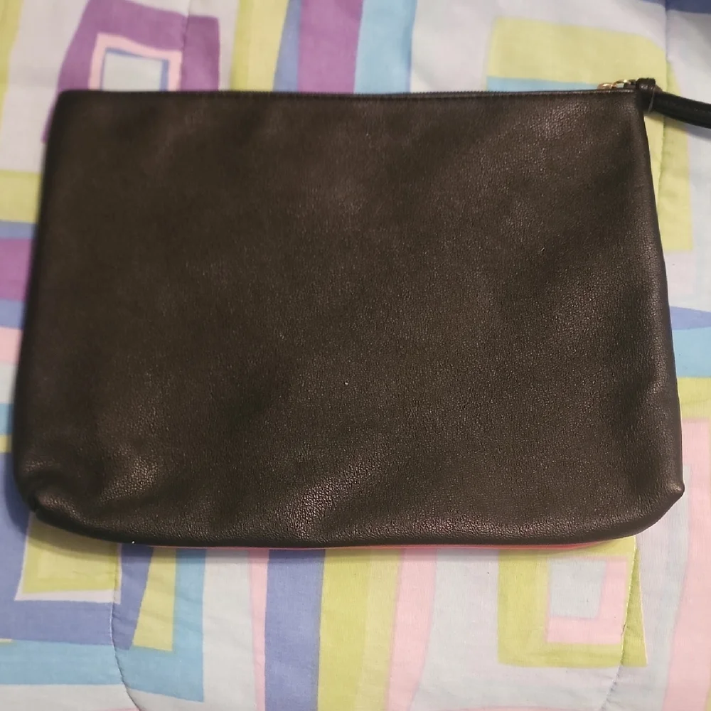 Victoria's Secret Pink and Black Cosmetic Case Modern Design